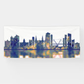 Leeds Skyline Spandoek (Horizontaal)
