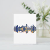 Leeds Skyline Uitnodiging Briefkaart (Staand voorkant)