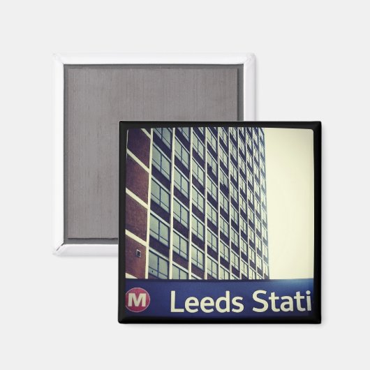 Leeds Station Magnet (Voorkant / Achterkant)