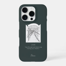 Leeds Tone Sketch iPhone case 16 Pro Hoesje