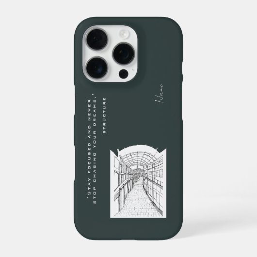 Leeds Tone Sketch iPhone case Hoesje (Achterkant)