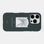 Leeds Tone Sketch iPhone case iPhone Hoesje (Achterkant horizontaal)