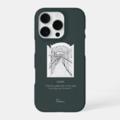 Leeds Tone Sketch iPhone case iPhone Hoesje (Achterkant)