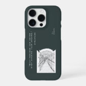 Leeds Tone Sketch iPhone case iPhone Hoesje (Achterkant)