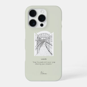 Leeds Tone Sketch iPhone hoesje  iPhone 16 Pro Hoesje