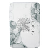 Leeds Tone Waterverf Deken Badmat (Voorkant Verticaal)