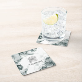 Leeds Tone Waterverf Kartonnen Onderzetters