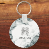 Leeds Tone Waterverf Sleutelhanger (Voorkant)