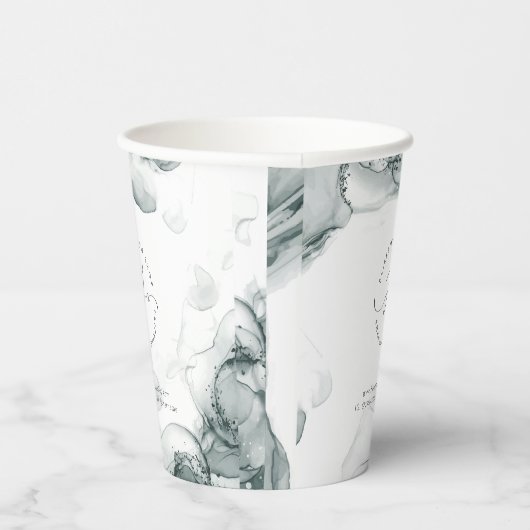 Leeds Tone Waterverf Zakelijk Papier cup Papieren Bekers (Rechts)