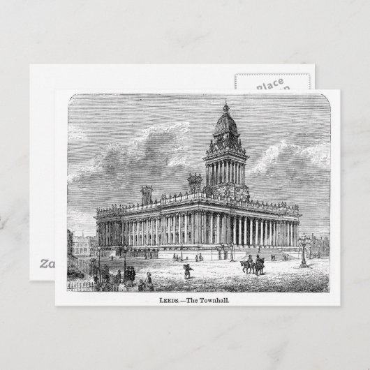 Leeds Townhall Briefkaart (Voorkant / Achterkant)