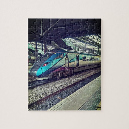 Leeds-trein Legpuzzel (Verticaal)