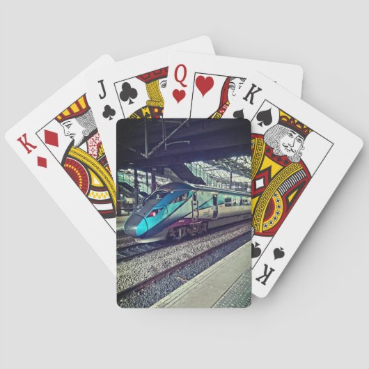 Leeds-trein Pokerkaarten (Achterkant)