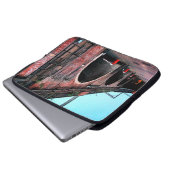 Leeds treinbrug laptop sleeve (Voorkant onderkant)