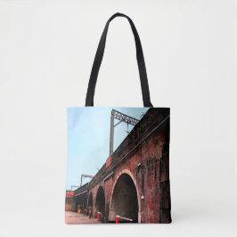Leeds treinbrug tote bag