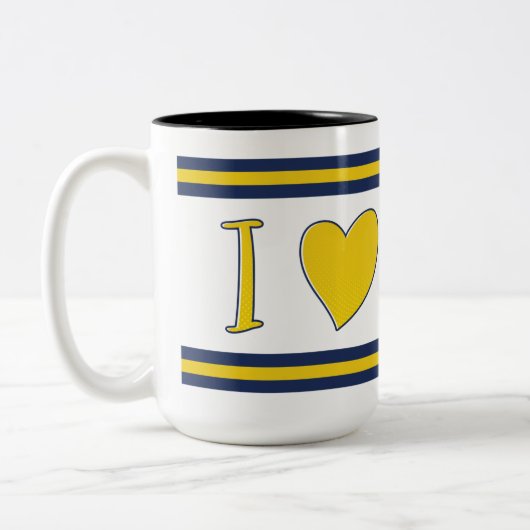Leeds United , I Love Koch 15oz Mok - Leeds fan (Links)