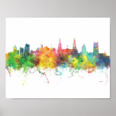 LEEDS, VK SKYLINE POSTER (Voorkant)
