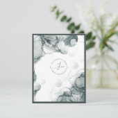 Leeds Waterverf Business bedankkaart (Staand voorkant)