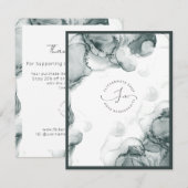 Leeds Waterverf Business bedankkaart (Voorkant / Achterkant)