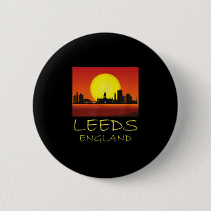 Leeds Yorkshire Engeland Verenigd Koninkrijk Briti Ronde Button 5,7 Cm