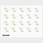 Leef aan de Hoorn Ronde Sticker (Vel)