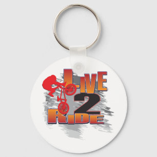 Leef aan Ride - Ride om te leven Sleutelhanger