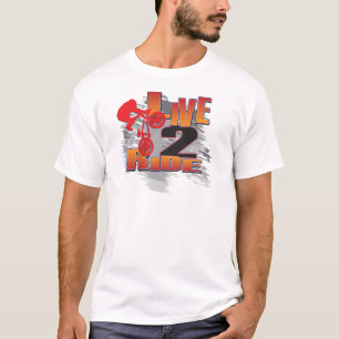Leef aan Ride - Ride om te leven T-shirt