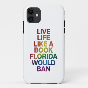 Leef als boek Florida zou LGBTQ Pride-cadeau verbi Case-Mate iPhone Case