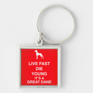 Leef als een Dogge Sleutelhanger