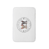 Leef als een hond Blaze Your Trail Badmat (Voorkant Verticaal)