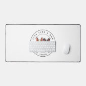 Leef als een hond Blaze Your Trail Bureaumat (Keyboard & Muis)