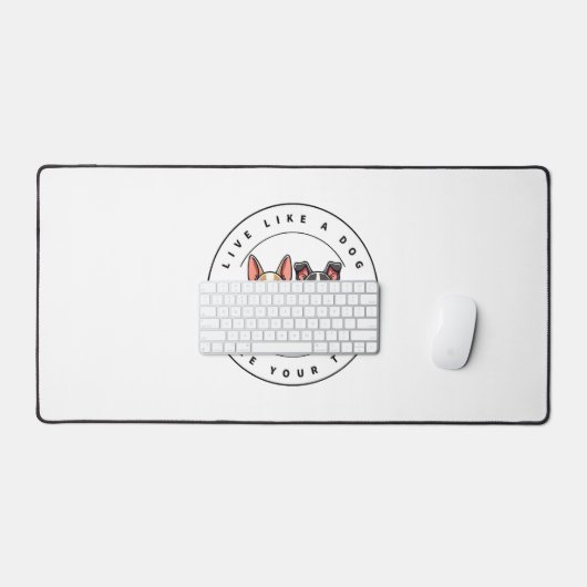 Leef als een hond Blaze Your Trail Bureaumat (Keyboard & Muis)