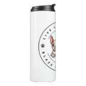 Leef als een hond Blaze Your Trail Thermosbeker (Gedraaid links)