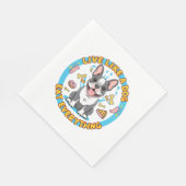 Leef Als Een Hond Eet Alles Servet (Hoek)
