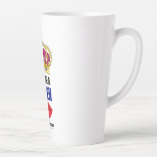 Leef als een koningin-koffie-Mok. Latte Mok
