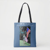 Leef als een lokale retro reis tote bag (Voorkant)
