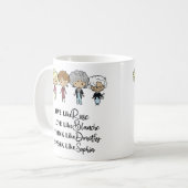 Leef als Roos Liefde als Blanche Denk als orothy Koffiemok (Voorkant links)