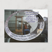 Leef alsof.. Briefkaart (Voorkant)