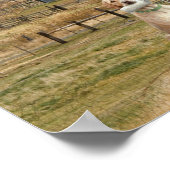 Leef alsof iemand de poort open heeft gelaten poster (Hoek)