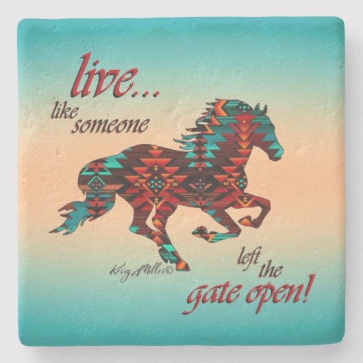 Leef alsof iemand het Onderzetter van de Open Stee (Voorkant)