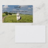 Leef alsof iemand het Open Visitekaartje van de Ga (Voorkant / Achterkant)