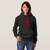 Leef alsof je dood gaat omdat je leven bent hoodie (Voorkant volledig)