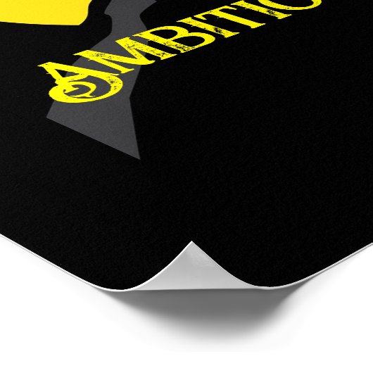 Leef Ambitieus Poster (Hoek)