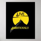 Leef Ambitieus Poster (Voorkant)