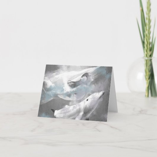 Leef anders: Gevouwen Wenskaart Bedankkaart (Voorkant)