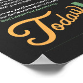 Leef bewust: Een manifest Poster (Hoek)