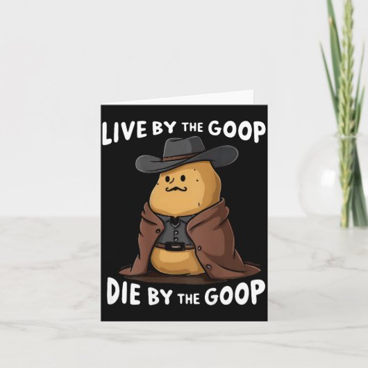 Leef Bij De Goop Sterf Bij De Goop Cowboy - Op Ach Kaart (Voorkant)