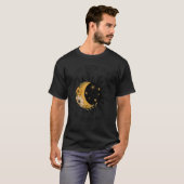 Leef bij de zon Liefde bij de maan Spiritualiteit T-shirt (Voorkant volledig)