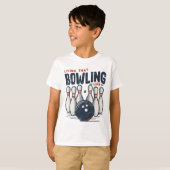 Leef dat bowlingleven t-shirt (Voorkant volledig)