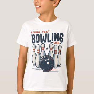 Leef dat bowlingleven t-shirt