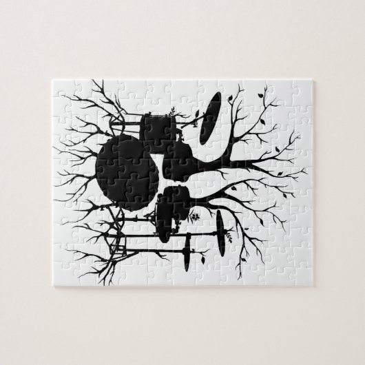 Leef de Beat tot de Tempo van Creation ~ drum Legpuzzel (Horizontaal)